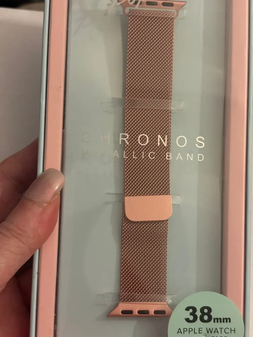 Chronos Rose Gold Apple Watch Band 38mm 40mm NIB
